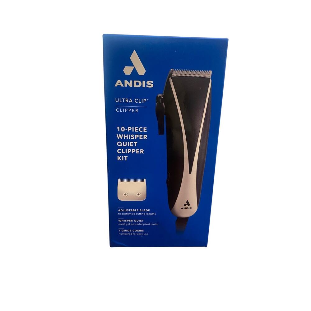Andis Ultra Clip Hair Clippers, 10 piece Whisper Quiet Clipper set0